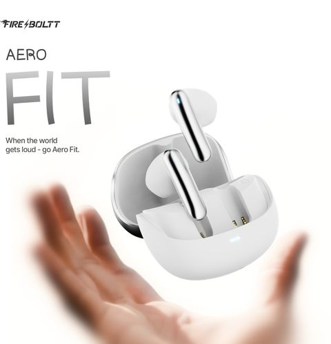 Fire-Boltt Aero Fit TWS Earbuds, Custom EQ Profiles, 50H Battery, Quad Mic ENC, BT 5.4 Bluetooth Headset (Polar White, True Wireless) - Image 4