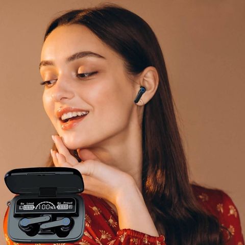 myxes M19 True Wireless Earbuds Powerful Bass ,Smart Touch Control LED Display M64 Bluetooth Headset (Black, True Wireless) - Image 7
