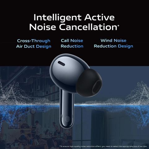 vivo TWS 3e True Wireless Earbuds, Dark Indigo, ANC - Image 8