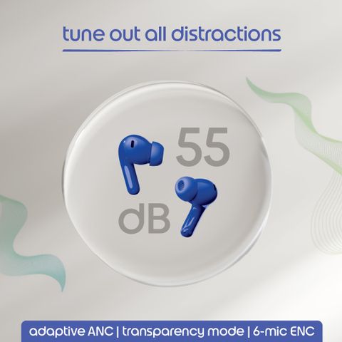 Motorola Buds 2 Fusion TWS Earbuds with ANC, 53H Playback - Image 7