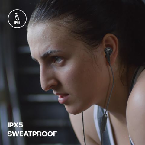 JBL Endurance Run 2 with Fliphook & TwistLock Technology, Pure Bass, IPX5 Sweatproof Wired Headset (Black, In the Ear) - Image 5