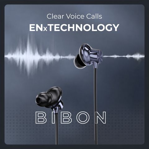 BiBon Elephant - MAGNETIC POWER OFF/ON 50Hr Playtime Headphone Neckband-8 Bluetooth Headset (Black, In the Ear) - Image 7