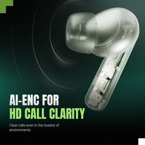 Mivi DuoPods Blaze TWS Earbuds (Breeze Green) - Image 8