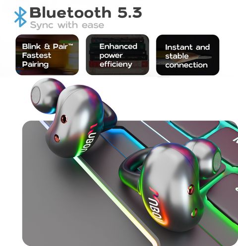 delphine Wireless  Earbuds | Noise Cancelling | Smart Touch