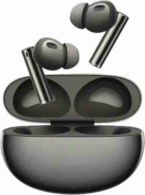 CROWNVIZ Buds Air 6 , 360 Spatial AI Audio, 40 hr Playtime Bluetooth Headset Bluetooth Headset (Black, In the Ear) - Image 3