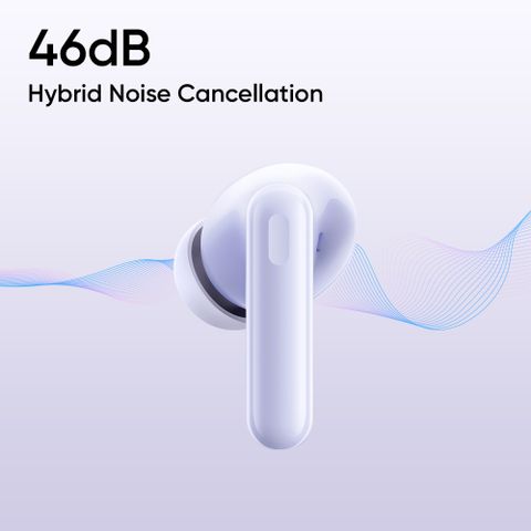 realme Buds T310 with 12.4mm Driver, 46dB ANC, Spatial Audio and upto 40 hours Playback Bluetooth Headset (Monet Purple, True Wireless) - Image 8