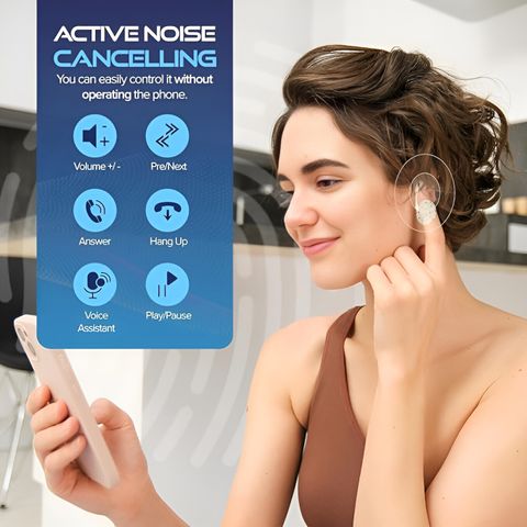 BULLSTORM Earbuds Wireless Bluetooth TWS Connectivity for Android iOS Devices Bluetooth Gaming Headset (Milkly White, True Wireless) - Image 5