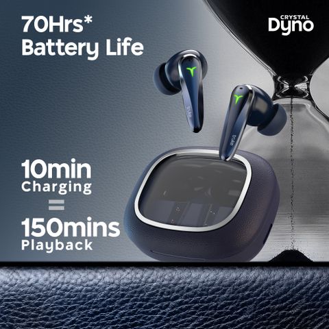 truke Crystal Dyno Gaming TWS, 70H Battery, Arctic Blue - Image 8