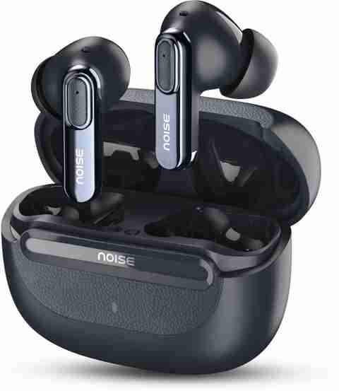 Noise Buds UNO, 40Hrs Playtime, Quad Mic with ENC, Premium Leather Accent, Dual Pair Bluetooth Headset (Navy Grain, True Wireless) - Image 5