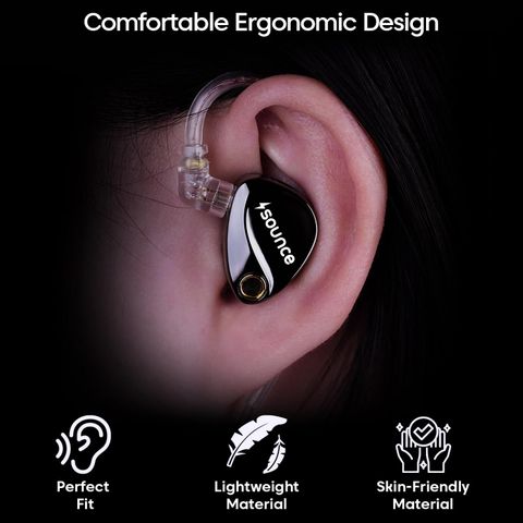 sounce Castro Pro Wired Headset (Black, In the Ear) - Image 8