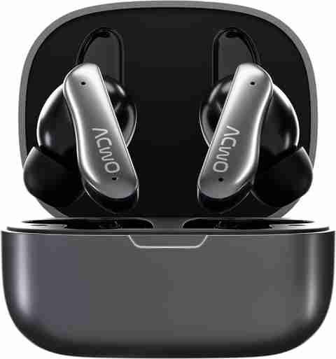 ACwO DwOTS 111 with 75H Playtime, Spatial Audio, 10mm Drivers, ENC Bluetooth Headset (Cadet Grey, True Wireless) - Image 3