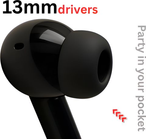BULLSTORM M19 TWS Earbuds with ENC Calling Low Latency Gaming Mode Deep Bass Bluetooth 5.3 Bluetooth Headset (Black, In the Ear) - Image 5