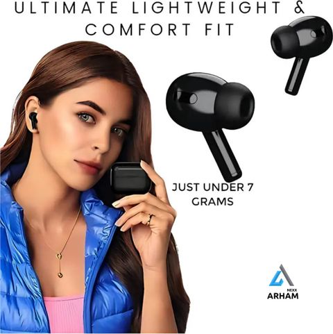 NEXX ARHAM TWS Bluetooth Headset (Black, In the Ear) - Image 8