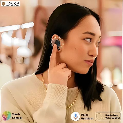 DSSB Premium Black Bluetooth Earbuds With Best Quality Sound and Bass Bluetooth Headset (Black, True Wireless) - Image 6