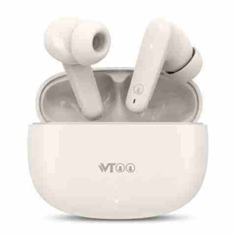 Wtoo V2 Ear TWS Beige Bluetooth Headset - Image 5