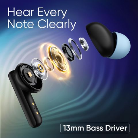 Mivi DuoPods Oris AI ENC TWS Earbuds Matte Black - Image 7