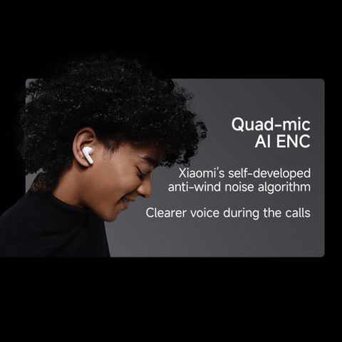Redmi Buds 5C True Wireless Earbuds (Bass White) - Image 7
