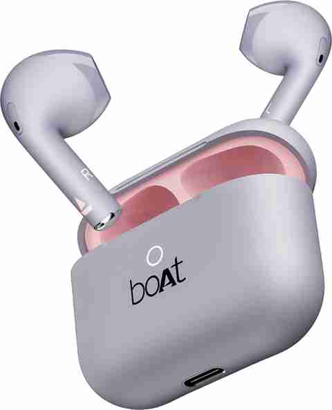 boAt Airdopes Alpha TWS Earbuds, 35H Battery, Peach Dusk - Image 5