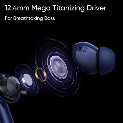 realme Buds Air 5 TWS Earbuds, Deep Sea Blue - Image 8