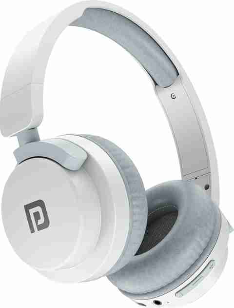 Portronics Muffs M2 Bluetooth Headphones, White - Image 5