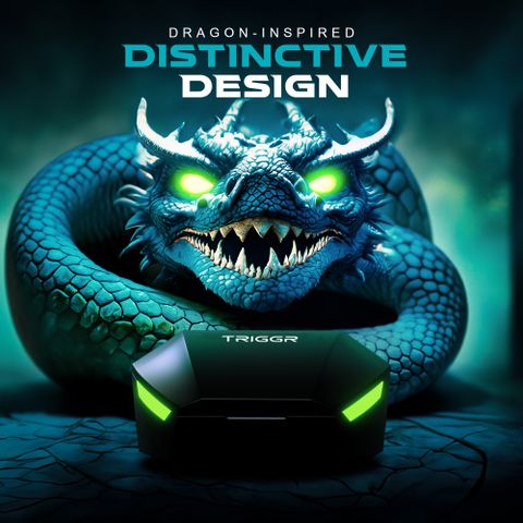 TRIGGR Kraken X2 True Wireless Earbuds, Black - Image 7