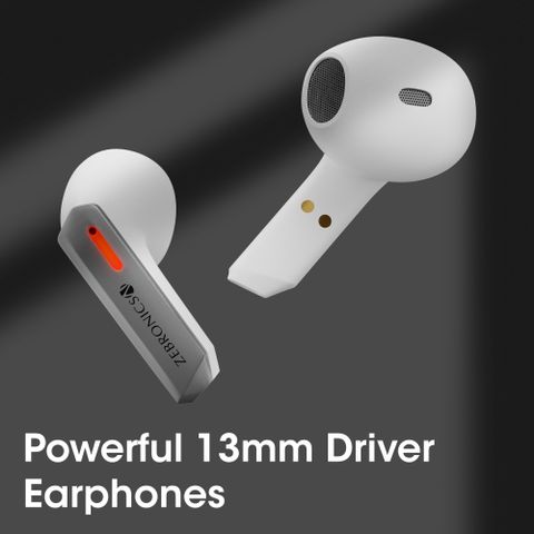 ZEBRONICS ZEB Sound Bomb X1 3-in-1 Wireless Earbuds, Speaker Combo, Built-in LED Torch Bluetooth Headset (White, True Wireless) - Image 5