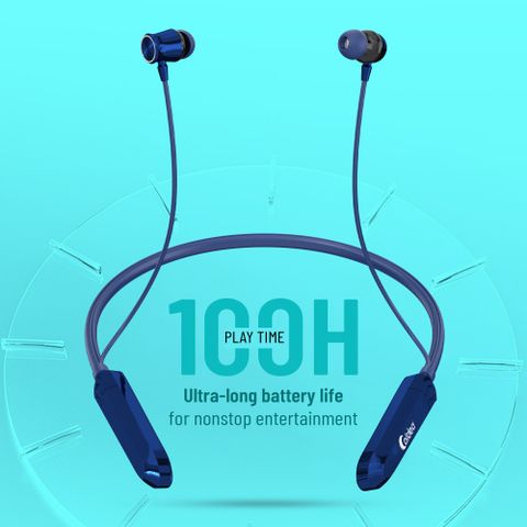 Caidea CNB100 Bluetooth Neckband, Vibrant Blue - Image 6