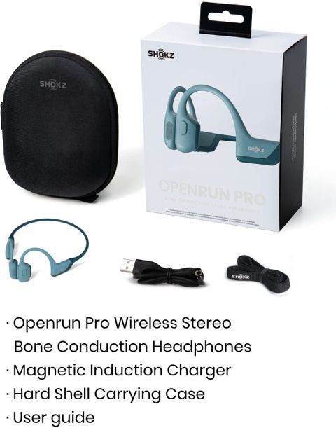 Shokz OpenRun Pro Premium Bone Conduction Open-Ear Sweat Resistant