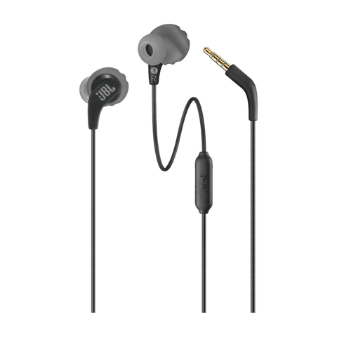 JBL Endurance Run 2 with Fliphook & TwistLock Technology, Pure Bass, IPX5 Sweatproof Wired Headset (Black, In the Ear) - Image 2