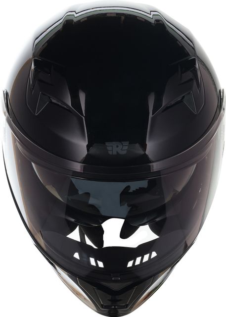 ROYAL ENFIELD Stealth Modular Flip-Up | Dual Visor | Free Extra Smoke Visor | ISI & DOT Motorbike Helmet (Gloss Black) - Image 8