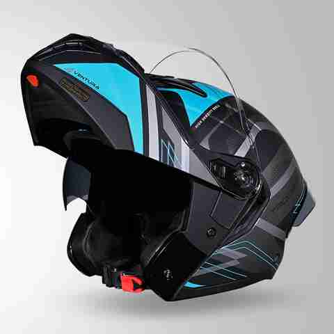 STUDDS Trooper D3 isi & Dot Certified Flip-up Full Face 600MM with