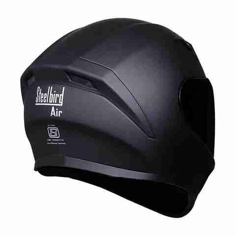 Steelbird Air SB-SBA-21 Raptor Full Face 580 MM (Black Visor) Motorbike Helmet (Black1) - Image 5