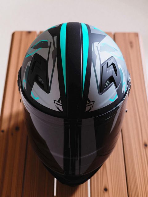 Steelbird Air SBA-20 ISS 09 Matt Black Jazz Blue Helmet (Medium) - Image 8