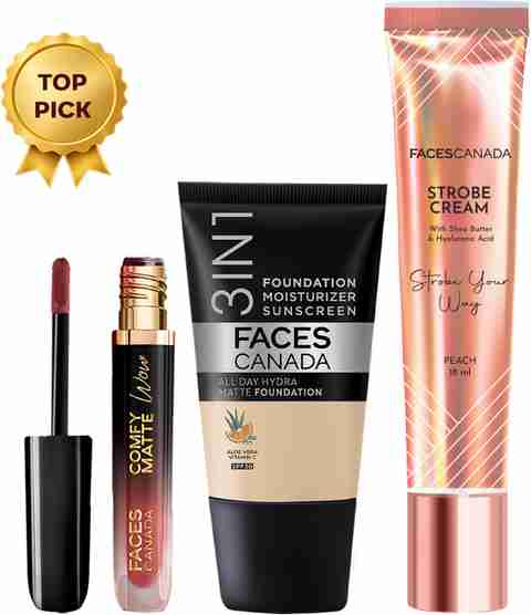 FACES CANADA Nude Glam Kit 39.8ml (Absolute Ivory, Choco Couture, - Image 5