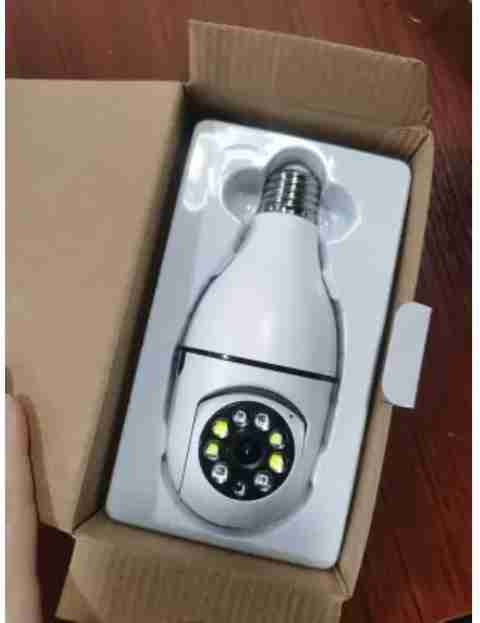 SKY HUB Camera Wireless Bulb Shape Indoor 360° Spy Camera wifi cctv camera with battery Security Camera (64 GB, 1 Channel) - Image 2