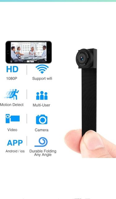 MatLogix Mini Spy Hidden Camera,4K WiFi Nanny Cam Security Camera (1 Channel) - Image 6