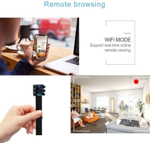 MatLogix Mini Spy Hidden Camera,4K WiFi Nanny Cam Security Camera (1 Channel) - Image 8