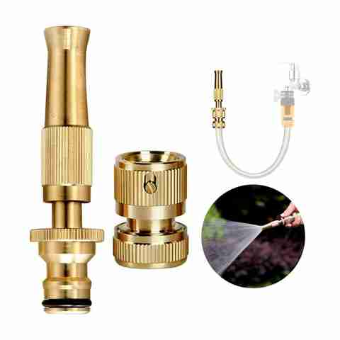 SGMSC Brass WaterHose Nozzles Pipe For Gardening And Washing Spray Gun - Image 5