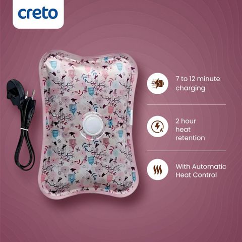 CRETO Heating Pad Gel Full Body Pain Reliever Electric 1L Hot Water - Image 8