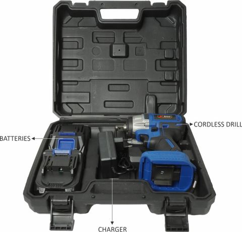 JK Super Drive 21V Cordless Impact Wrench Kit 2.0Ah - Image 7