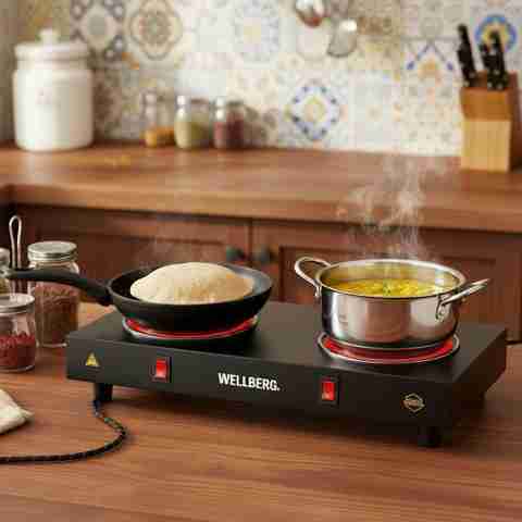 Wellberg 2000W Electric Coil Stove Hot Plate - Image 2