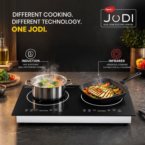 Pigeon 3500W Induction Cooktop Touch Panel Black - Image 6
