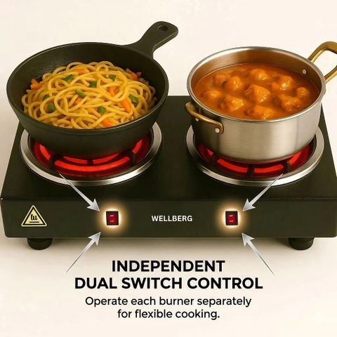 Wellberg 2000W Electric Coil Stove Hot Plate - Image 5