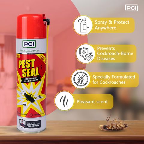 PCI Pest Seal Cockroach Repellent Spray - Rapid Action & Deep Reach (200 ml) - Image 7