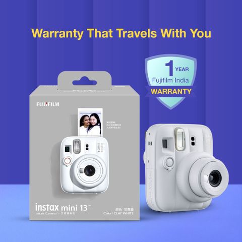 Fujifilm Instax Analog Instax Mini 13 - White Instant Camera (White) - Image 8