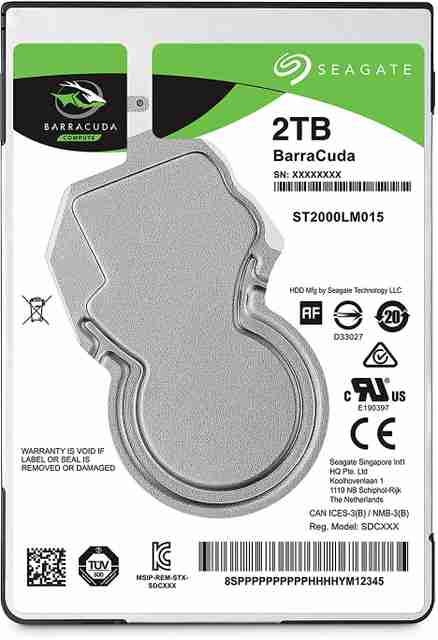 Seagate BarraCuda 2 TB Laptop, All in One PC's, Desktop SATA