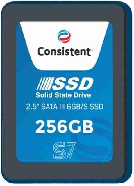 CONSISTEN SSD 2.5 SATA 256 GB Desktop Blue SATA III Internal Solid State Drive (SSD) (CONSISTENT_256GB SSD Desktop Black SATA III Internal Solid State Drive (SSD)) (Interface: SATA III, Form Factor: 2.5 Inch) - Image 2