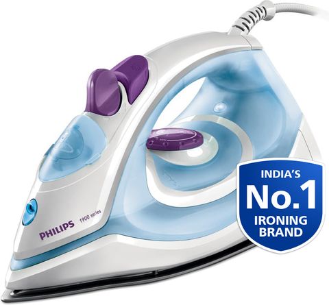 Philips GC1905 1300W Steam Iron, White/Blue - Image 6