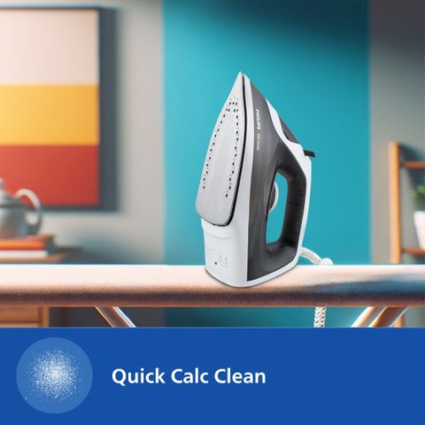 PHILIPS DST0800/80 1250 W Steam Iron (Black) - Image 8