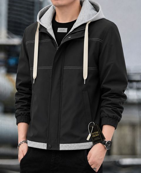 FUTSE PENO Men Colorblock Casual Jacket - Image 5
